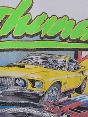 John Galt Racing Shirt Mens Large White Kustom Club American Rally Muscle Cars