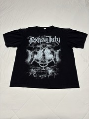 2011 Texas In July Band T-Shirt Size L One Reality Album Promo Metalcore TIJ