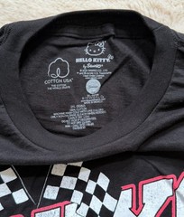 Hello Kitty Tokyo Racing Tshirt Mens 2XL 50/52 Graphic Print Black Sanrio