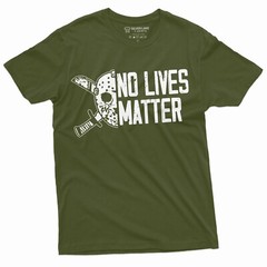 Mens Halloween Funny T-shirt Jason no lives matter Costume Tee Halloween Gifts