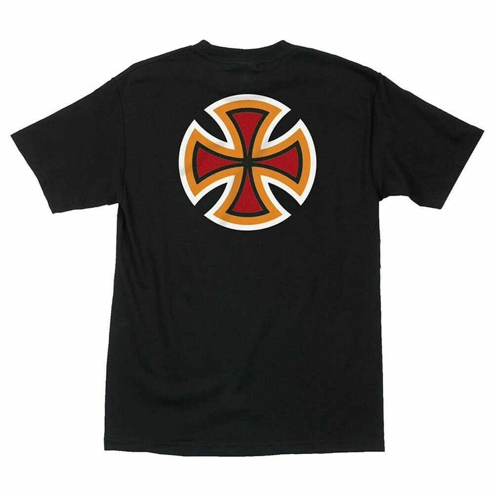 Independent Trucks BC PRIMARY Skateboard T Shirt BLACK w/RED