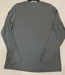 Men’s Athletic Works Long Sleeve Shirts Crew Neck Size-M Stretch Green Tee New