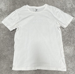 Hurley White Men’s Small Crew Neck Short Sleeve T-Shirt FREE SHIPPING