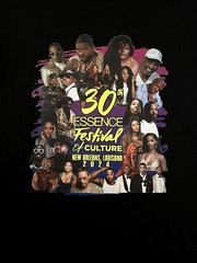 Essence Music Festival 30th 2024 New Orleans T Shirt LG 21” X 26”