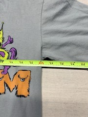 Vintage Volcom Mens Size Small Gray Graphic T Shirt Vibrant Monster Design