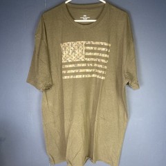 Standard Unisex Non-fitted Tee Shirt Army Green Mens 2XL