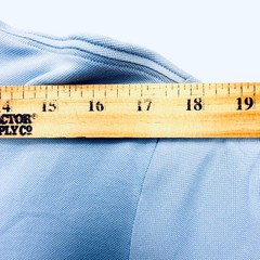 Mack Weldon Silver T-Shirt Mens Sz Large Blue Supima Cotton Blend Stripe Collar