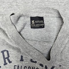 Y2K Air Force Academy Falcons Colorado Graphic TShirt Men L Gray Gear For Sport