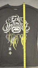 RARE Classic ECKO Unltd Rhino and Flames Dark Gray T-Shirt Size Large (L) NWT