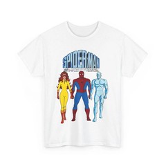 Spider-Man & His Amazing Friends T-Shirt – Firestar, Iceman – Marvel TV Cartoon