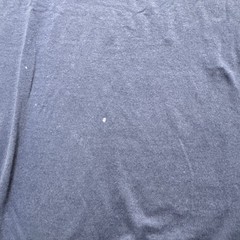 Vintage Hanes T-Shirt Men’s Medium Stained Blank Cotton Blend Heavyweight Blue