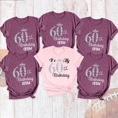 60th Birthday Party Shirts Custom Birthday Crew Matching Tee It 39 s My 60th