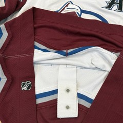 Vintage Colorado Avalanche Peter Foresberg Jersey NHL Hockey Fight Strap Sz 56