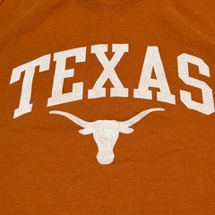 ComfortWash Texas Longhorns T-Shirt Men’s MED Burnt Orange Cotton NCAA Fan Gear