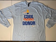 American Red Cross Cool Platelet Donor Christmas 2024 XL Long-Sleeve T-Shirt