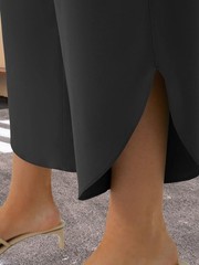 Wide Leg Pants for Women Crossover High Waisted Casual Yoga Pant Side Pockets…