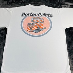 Vintage Single Stitch T Shirt Good Time XL 100% Cotton Porter Paints Teflon