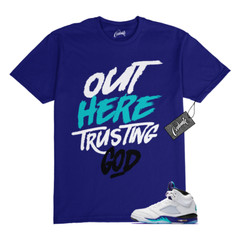 5 Grape White Black 2025 Blue T Shirt Match TG