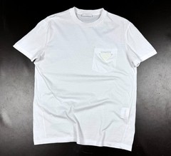 Auth Men’s PRADA Milano Logo White Casual Cotton Short Sleeve t Shirt Size S/M