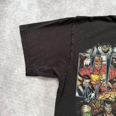 Vintage Marvel Mad Engine Shirt Mens 2XL Black Fade Comic Hero Villain