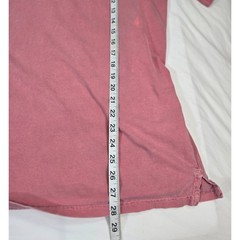 Pendleton T Shirt XXL Mens Pink Cowhide Leather Trim Pocket Short Sleeve Cotton