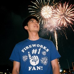 Mens Funny T Shirts Fireworks Number 1 Fan Sarcastic Fourth Of July Graphic