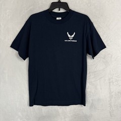 Lot 2 USAF Air Force Shield Graphic T Shirt Size M Military Training Fighter Jet