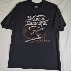 Vintage 2003 King Diamond Puppet Master Tour T Shirt XL Black Band Tee 2000s