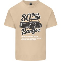 80 Year Old Banger Birthday 80th year Old Mens Light Cotton T-Shirt