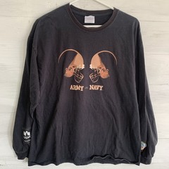 2008 Army-Navy Game Long Sleeve T-shirt Size XL Black Coloured