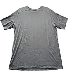 Arc’teryx Mens XL Merino Wool Blend T-Shirt Gray Short Sleeve Crew Neck Logo Tee