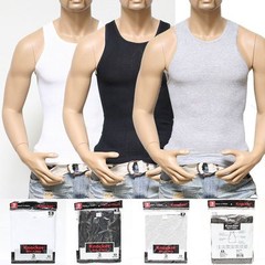 3 & 6 PACK Men Tank Top Shirts Cotton A-Shirt Wife Beater Ribbed GYM Undershirt