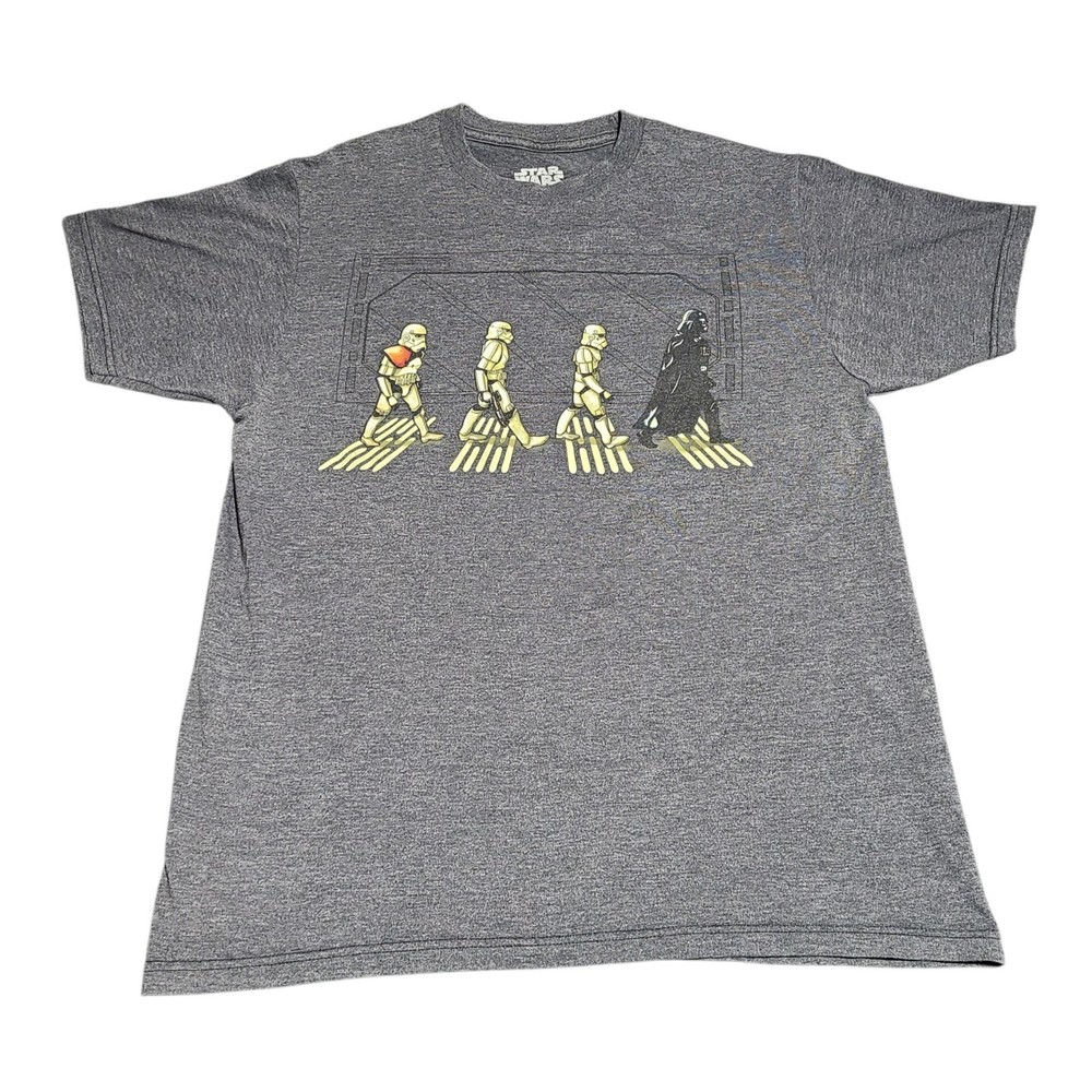 Star Wars | Men’s Darth Vader Stormtroopers Abbey Road Parody T-Shirt | Size M