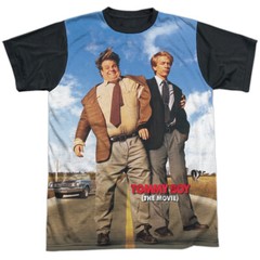 Tommy Boy Poster Adult Halloween Costume T Shirt (Black Back), S-3XL