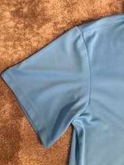 BCG Men’s POLO GOLF Shirt LIGHT AQUA OR TEAL BLUE TRU-WICK Dry Wicking size XL