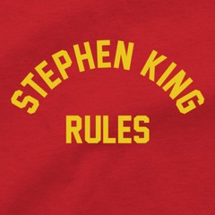 Stephen King Rules T Shirt Shining It Books Movies Monster Squad DVD Blu Ray Tee