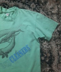 Vintage Single Stitch T-Shirt with Humpback Whales by OCD Cleaners x Bodega
