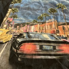 In N Out Shirt Mens Large Black California Double Sided Casual Outdoors Food