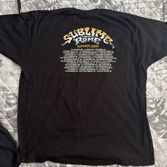 Sublime With Rome 2023 Tour Shirt Mens Tee Size XXL Black Color