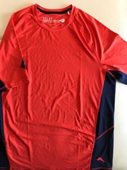 TOMMY BAHAMA MEN’S BEACH UV TECH CREW – COLOR: MULTI- SIZE: L- NEW WITHOUT TAGS