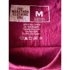 The Marathon Clothing Crenshaw T-Shirt Mens Medium Burgundy Nipsey Hussle TMC