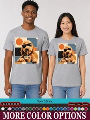 Goldendoodle Iced Coffee Shirt, Dog Sunglasses Pup Graphic Tee-tien