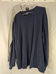 mens thermal waffle long sleeve tee shirts