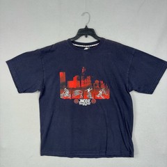 JNCO T-Shirt Mens XXL Navy Blue Graphic Skyline Skate Surf BMX Moto X Y2K Street