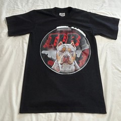 Pro 5 Super Heavy Mens T-Shirt Small Black Pitbull TLB Graphic Tee Cotton S