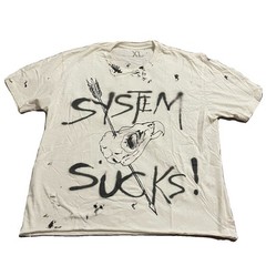 Grunge Hand Designed Graphic Tee Size xL
