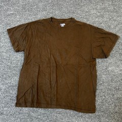 Russell Athletic T Shirt Mens Size M Brown Short Sleeve Solid Crewneck Casual