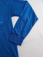 Rowdy Gentlemen Reagan Bush 84 Logo Mens Medium Blue Long Sleeve T-shirt