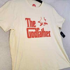 Lucky Brand Godfather Mens Extra Large XL Beige Paramount Movie Casual Logo NWT