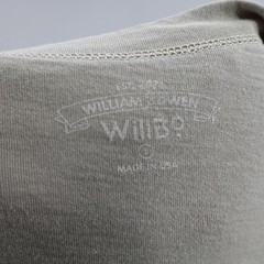 WillBO Shirt Mens Large Green Supima Cotton William Bowen Surf USA Minimalist